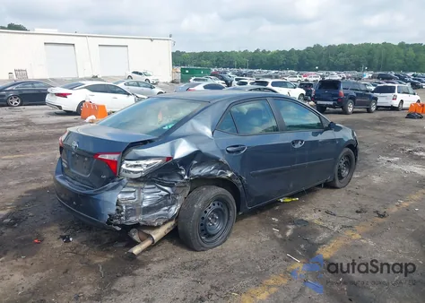2016 Toyota Corolla Le z USA, uszkodzony, nr VIN 5YFBURHE5GP398906